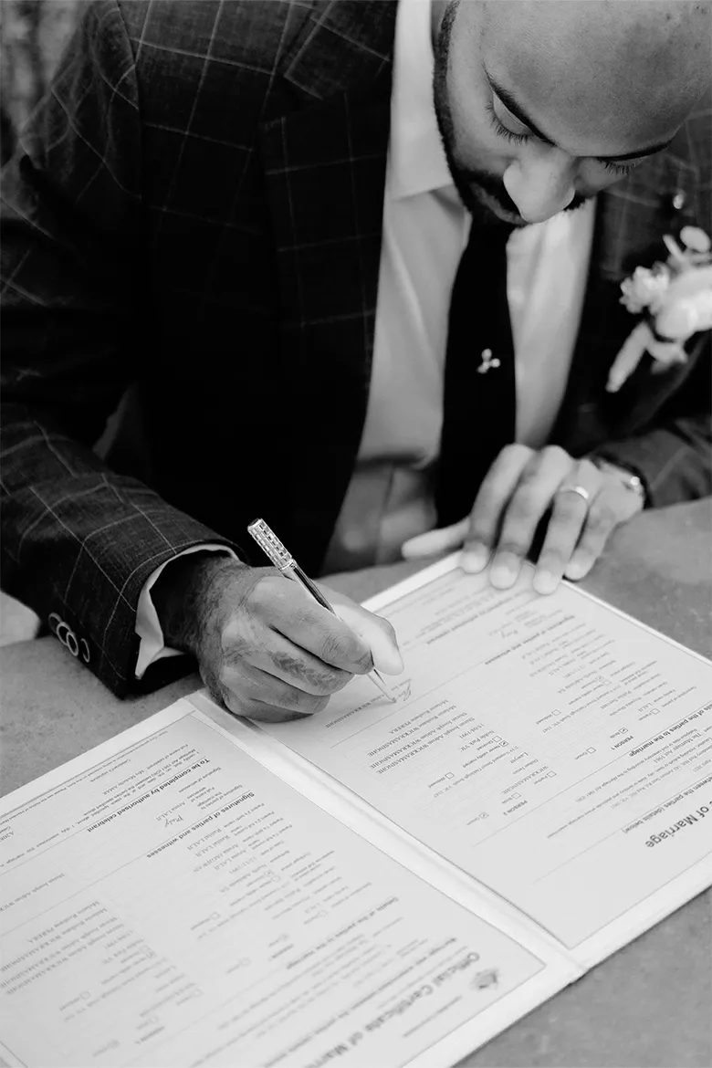 Signing the wedding certificate songs
